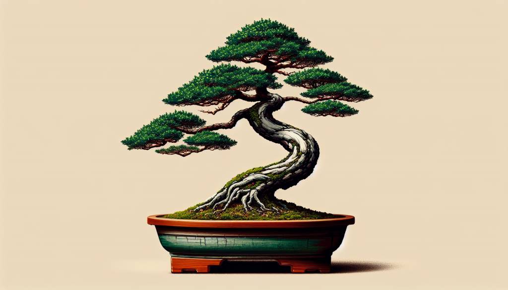 Shakan, style incliné : comment créer et entretenir ce type de bonsai