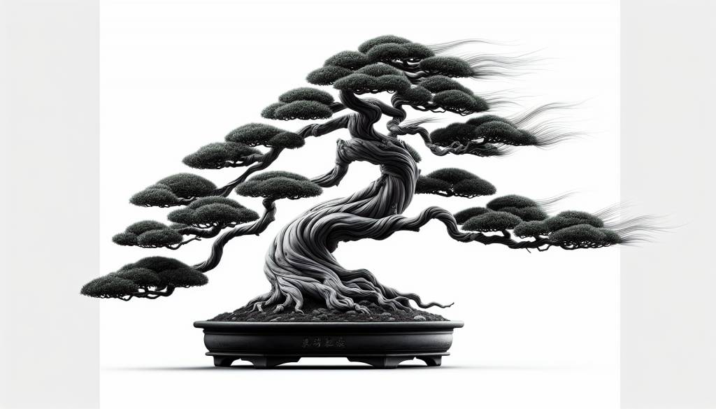 Fukinagashi, style battu par les vents : conseils pour un bonsai harmonieux