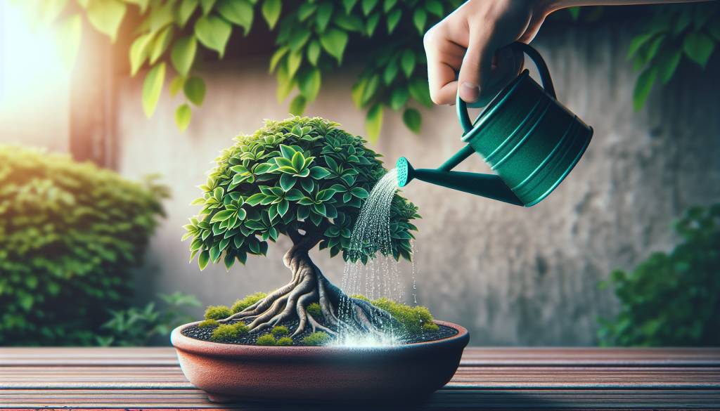 Comment arroser son bonsai extérieur pour une croissance optimale